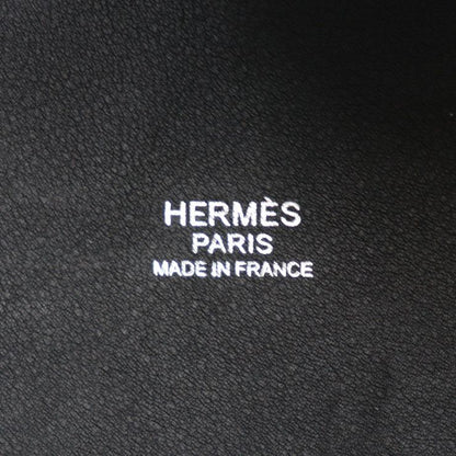 Hermes H Ambier GM Tote Bag - Toile Ashe Vosluft Ecru Black Handbag Stamped Z