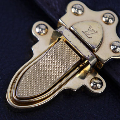 Louis Vuitton Victoire Shoulder Bag M41730 PVC Calf Leather Brown Black Gold