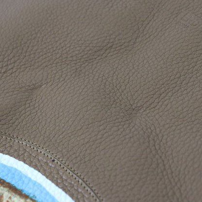 Fendi Tote Bag 7va426 Leather Brown Printed Shopper Shoulder Tote Coffee Cup