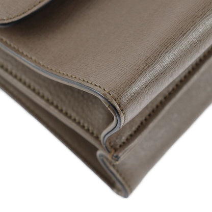 Fendi Demi Jules Piccola Handbag 8bt245 Leather Brownish Gold Hardware 2WAY