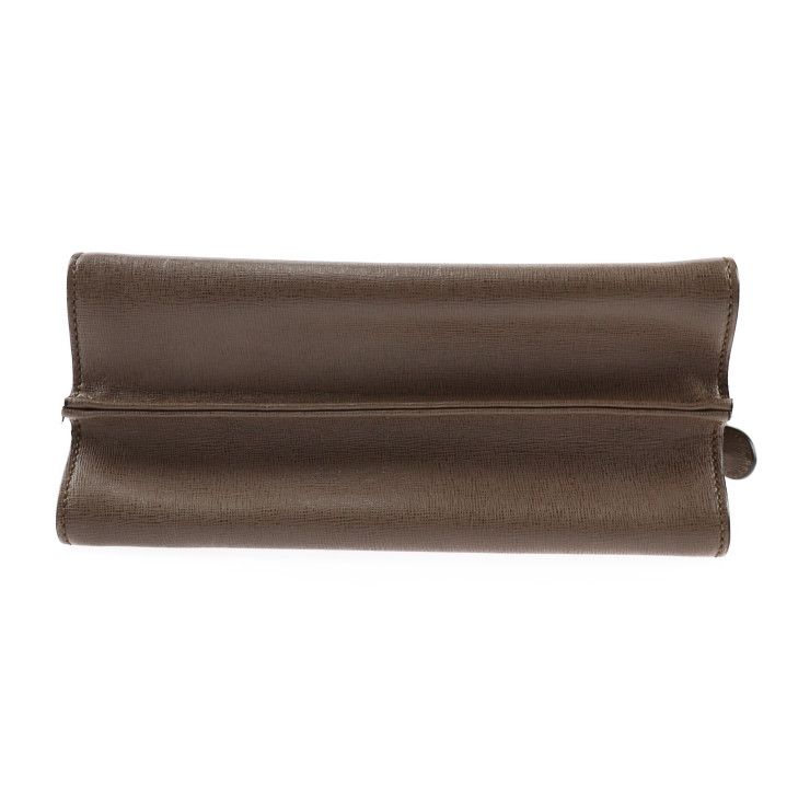 Fendi Demi Jules Piccola Handbag 8bt245 Leather Brownish Gold Hardware 2WAY