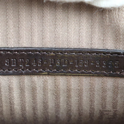 Fendi Demi Jules Piccola Handbag 8bt245 Leather Brownish Gold Hardware 2WAY