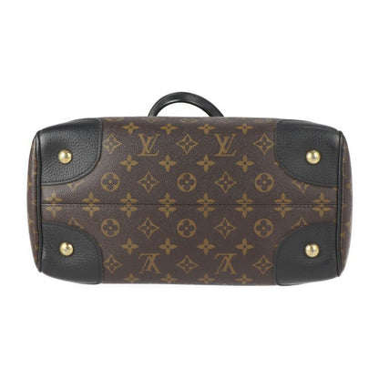 Louis Vuitton Retiro Handbag M50058 PVC Leather Brown Black Gold Hardware