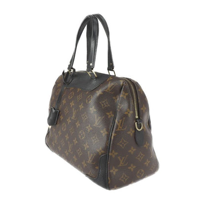 Louis Vuitton Retiro Handbag M50058 PVC Leather Brown Black Gold Hardware