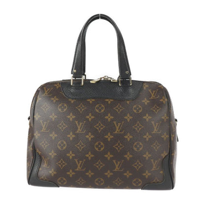 Louis Vuitton Retiro Handbag M50058 PVC Leather Brown Black Gold Hardware
