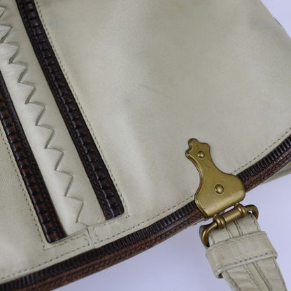 Bottega Veneta Bottega Veneta Handbag 162208 Leather Light Beige Gold Hardware
