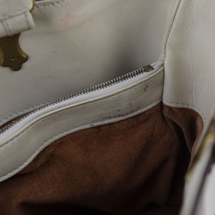 Bottega Veneta Bottega Veneta Handbag 162208 Leather Light Beige Gold Hardware