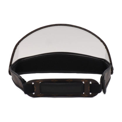 Louis Vuitton Vigier LV Shield Other Hat M76727 PVC Leather Brown Black Clear