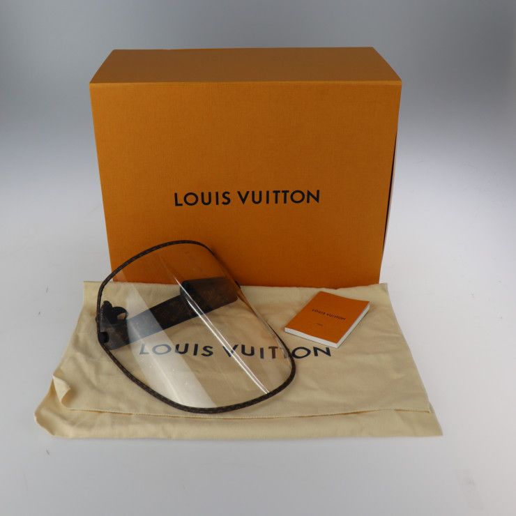 Louis Vuitton Vigier LV Shield Other Hat M76727 PVC Leather Brown Black Clear
