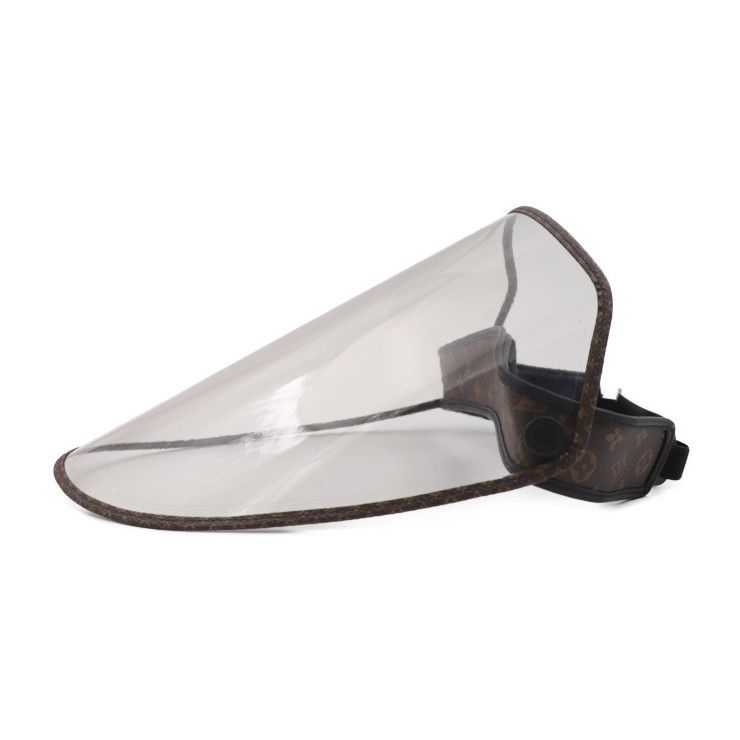 Louis Vuitton Vigier LV Shield Other Hat M76727 PVC Leather Brown Black Clear