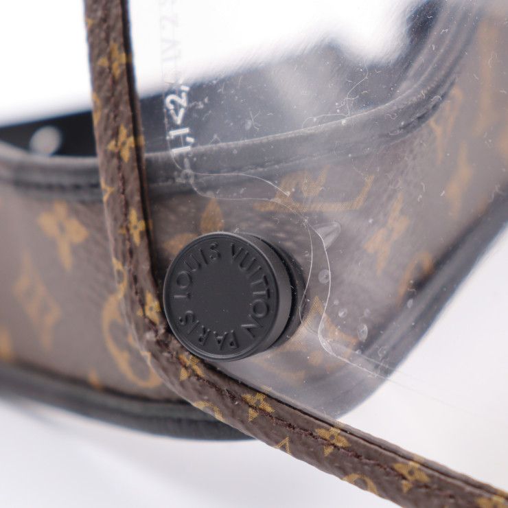 Louis Vuitton Vigier LV Shield Other Hat M76727 PVC Leather Brown Black Clear