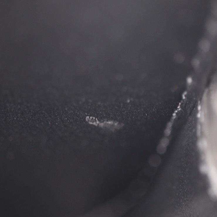 Celine Coin Case - Leather Black Silver Round Zipper Multi Case Small Purse Logo