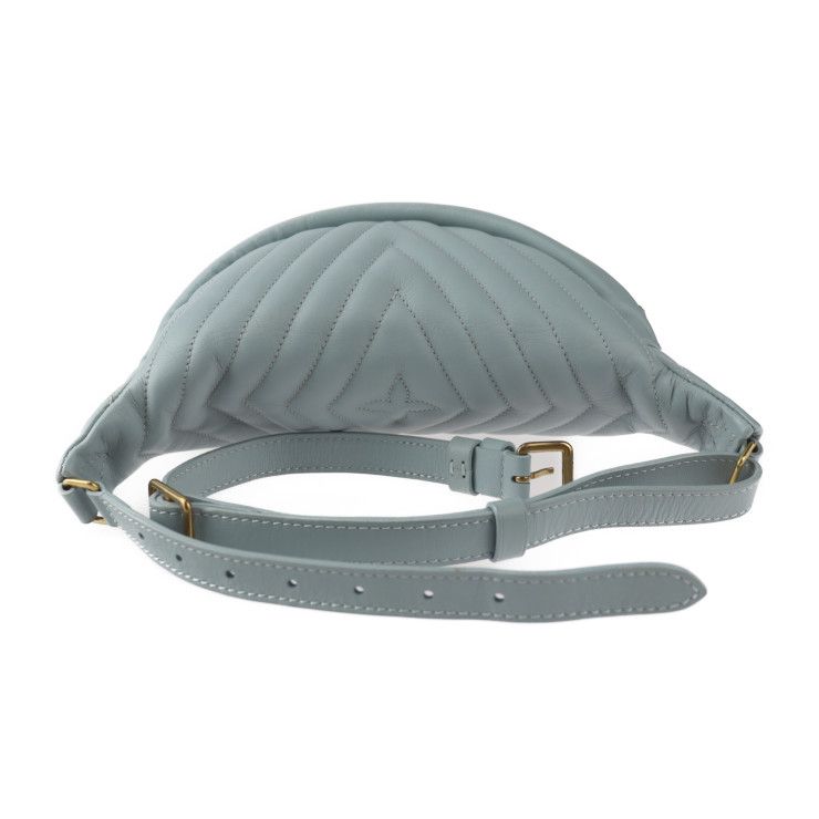 Louis Vuitton New Wave Bum Bag Waist Bag M55331 Smooth Calf Leather Light Blue