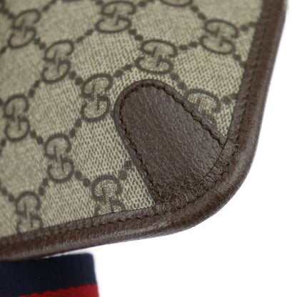 Gucci GG Small Belt Bag Waist Bag 752597 GG Supreme Canvas Leather Beige Ebony