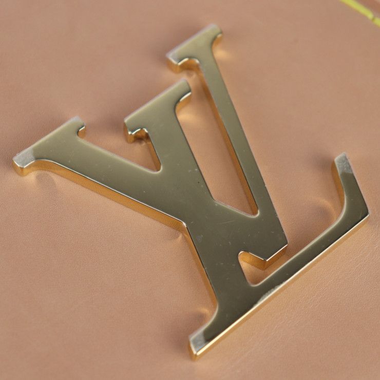 Louis Vuitton Key Bell XL PM Shoulder Bag M22368 Leather Beige Gold Hardware