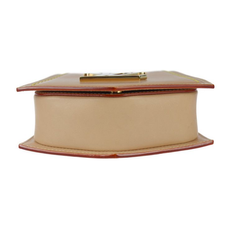 Louis Vuitton Key Bell XL PM Shoulder Bag M22368 Leather Beige Gold Hardware