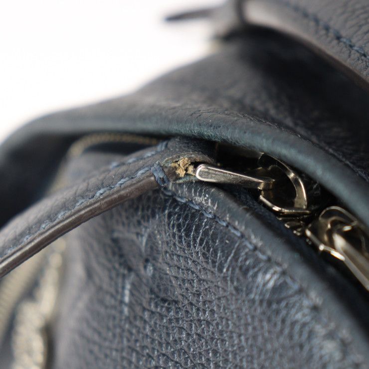 Louis Vuitton Sorbonne Flower Pins Backpack Daypack M43741 Leather Metallic