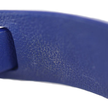 Louis Vuitton Bracelet Spike It Bracelet M6693f #17 Leather Blue Gold Hardware