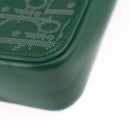 Christian DIOR World Tour Messenger Pouch Shoulder Bag 2esbc265 Leather Green