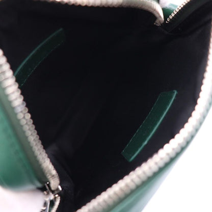 Christian DIOR World Tour Messenger Pouch Shoulder Bag 2esbc265 Leather Green