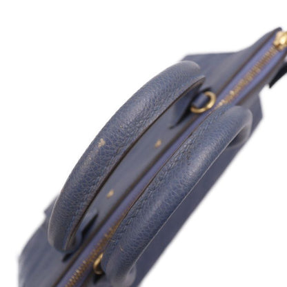 Louis Vuitton Pont Neuf MM Handbag M41751 Leather Denim Ankle Gold Hardware