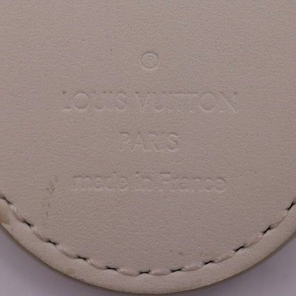 Louis Vuitton Porte Cles Military Tab Key Holder Mp2862 PVC Calf Leather White