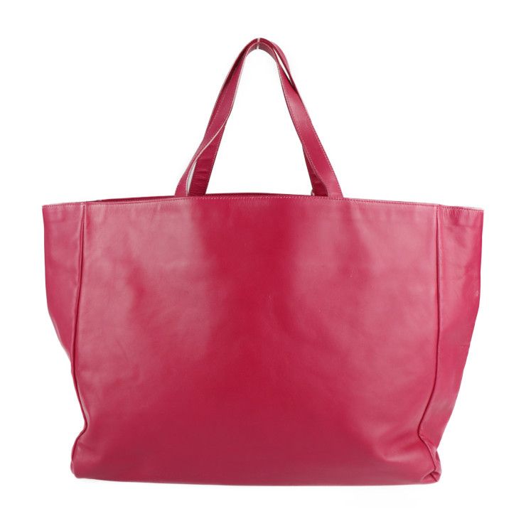 Saint Laurent Paris Vaulisse Tote Bag 314252 Leather Suede Fuchsia Pinkish
