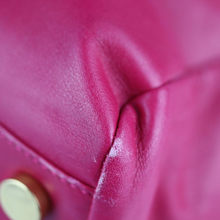 Saint Laurent Paris Vaulisse Tote Bag 314252 Leather Suede Fuchsia Pinkish