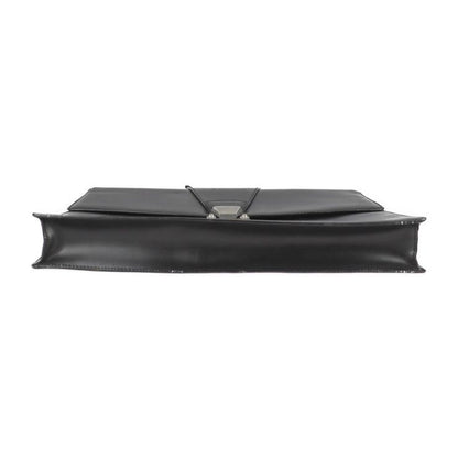 Cartier Business Bag - Calf Leather Black Silver Hardware Pasha Briefcase