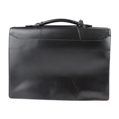Cartier Business Bag - Calf Leather Black Silver Hardware Pasha Briefcase
