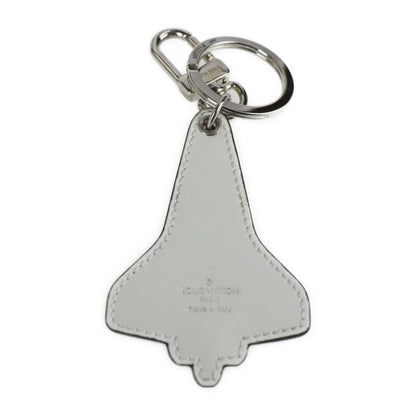 Louis Vuitton Porte Cles Mascot Locket Key Holder Mp2214 Metal Leather Blue