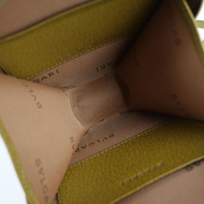 Bvlgari Yoyo Shoulder Bag - Leather Khaki Green B-zero1 Pochette Round Logo