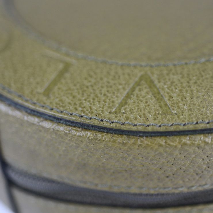 Bvlgari Yoyo Shoulder Bag - Leather Khaki Green B-zero1 Pochette Round Logo