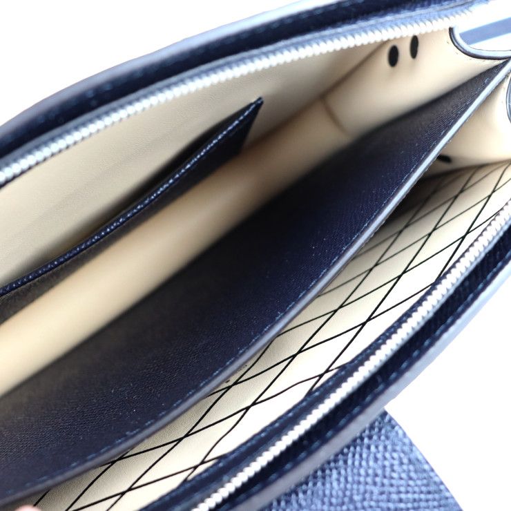 Louis Vuitton Petite Mal Shoulder Bag M55512 Coated Canvas Leather Blue Black