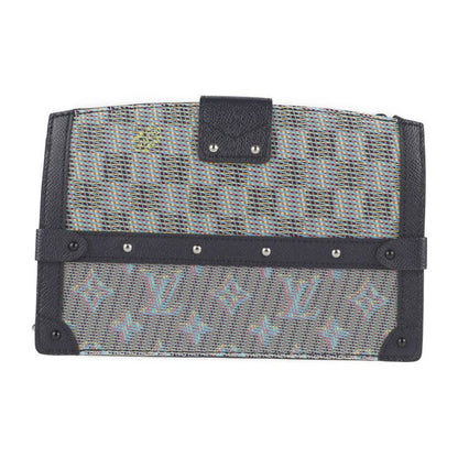 Louis Vuitton Petite Mal Shoulder Bag M55512 Coated Canvas Leather Blue Black