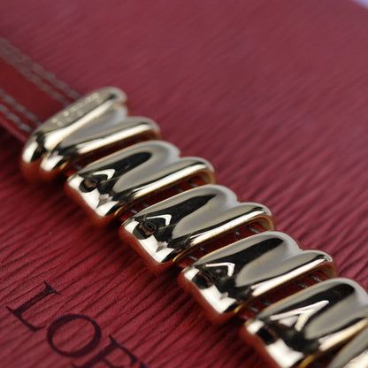 Loewe Clutch Bag - Leather Red Velazquez Twisted Second Bag Vermillion
