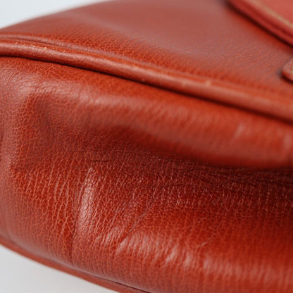 Loewe Clutch Bag - Leather Red Velazquez Twisted Second Bag Vermillion