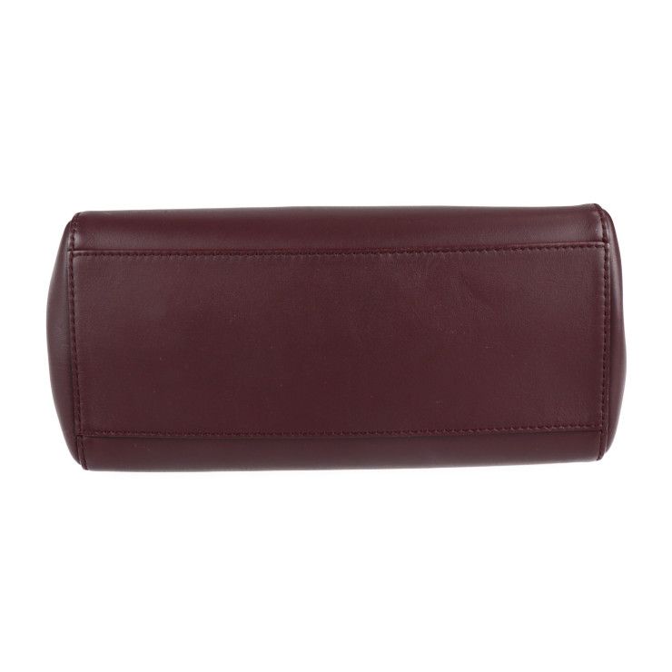 Cartier Handbag - Calf Leather Bordeaux Jeanne Toussaint 2WAY Shoulder Bag Tote