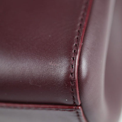 Cartier Handbag - Calf Leather Bordeaux Jeanne Toussaint 2WAY Shoulder Bag Tote
