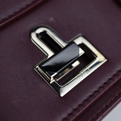 Cartier Handbag - Calf Leather Bordeaux Jeanne Toussaint 2WAY Shoulder Bag Tote