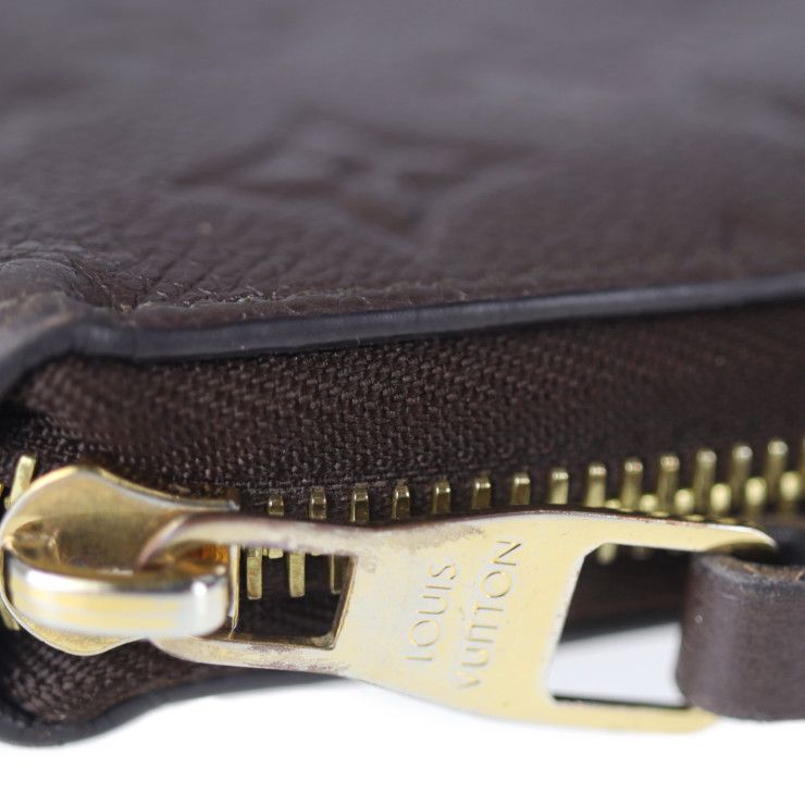 Louis Vuitton Zippy Wallet Long Wallet M60548 Leather Taille Brownish Gold
