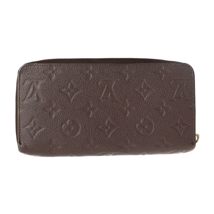 Louis Vuitton Zippy Wallet Long Wallet M60548 Leather Taille Brownish Gold
