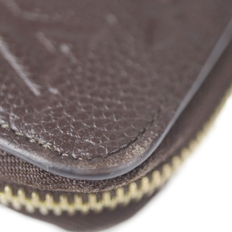 Louis Vuitton Zippy Wallet Long Wallet M60548 Leather Taille Brownish Gold