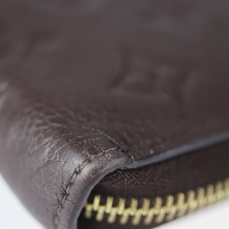 Louis Vuitton Zippy Wallet Long Wallet M60548 Leather Taille Brownish Gold