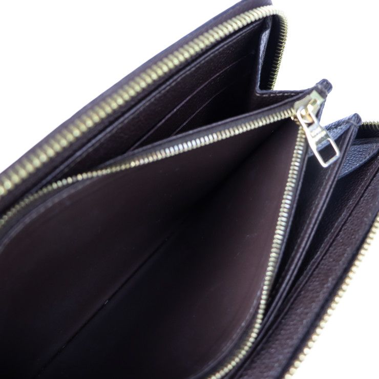 Louis Vuitton Zippy Wallet Long Wallet M60548 Leather Taille Brownish Gold