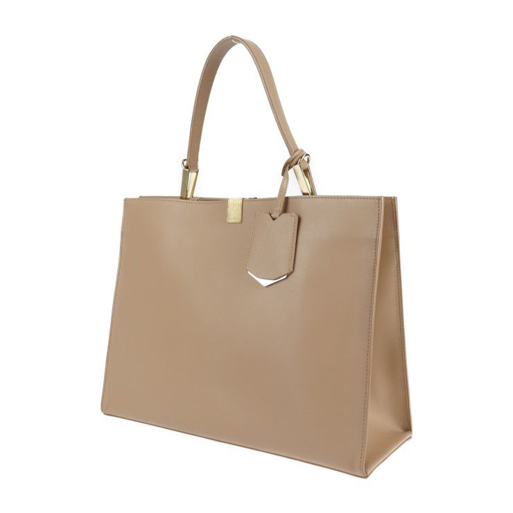 Balenciaga Handbag 391569 Leather Beige Silver Hardware Le Dis 2WAY Shoulder