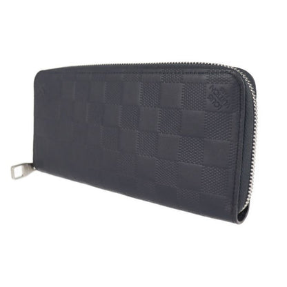 Louis Vuitton Zippy Wallet Vertical Long Wallet N63324 Leather Astral Dark Navy