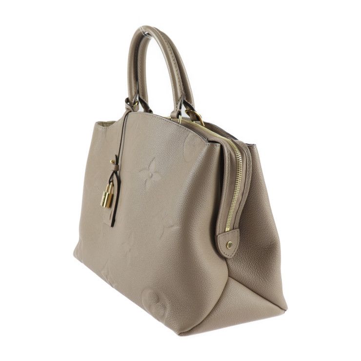 Louis Vuitton Grand Palais MM Handbag M45833 Leather Tortolaire Gold Hardware