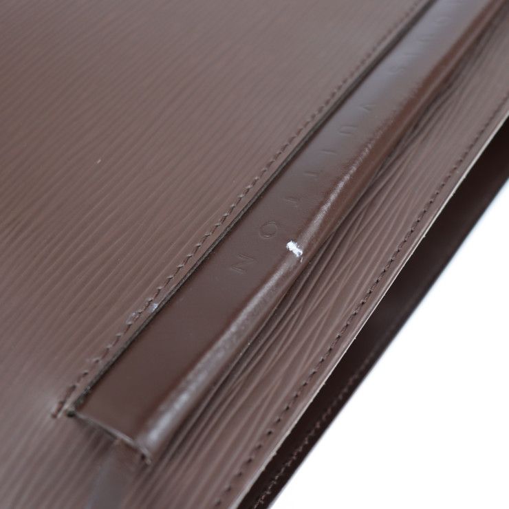 Louis Vuitton Saint Tropez Tote Bag M5246d Epi Leather Mocha Brown Epi Viton