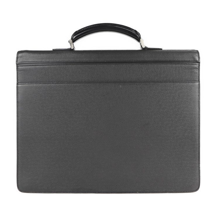 Louis Vuitton Robusto 1 Business Bag M31052 Leather Ardoise Black Hardware